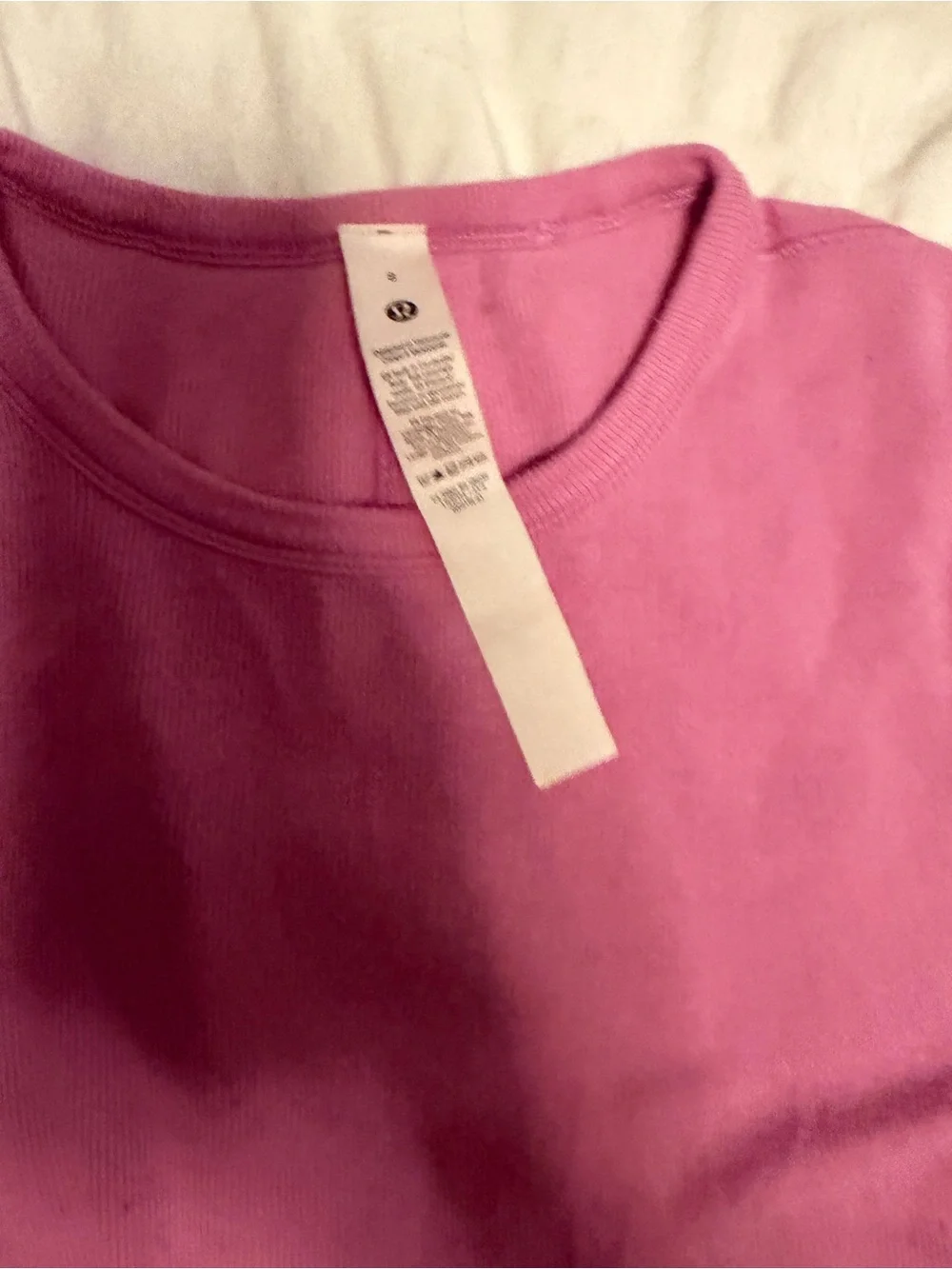 Lululemon Long-Sleeve Crewneck Top in Dusty Pink